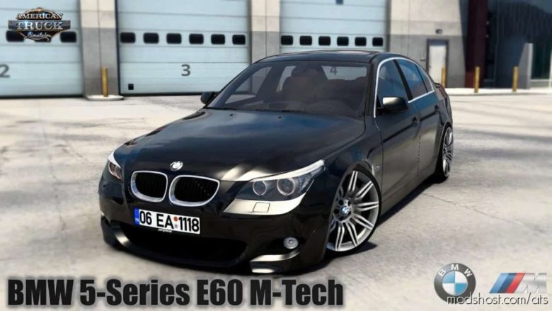 BMW 5-Series E60 M-Tech + Interior [1.40.X] for American Truck Simulator