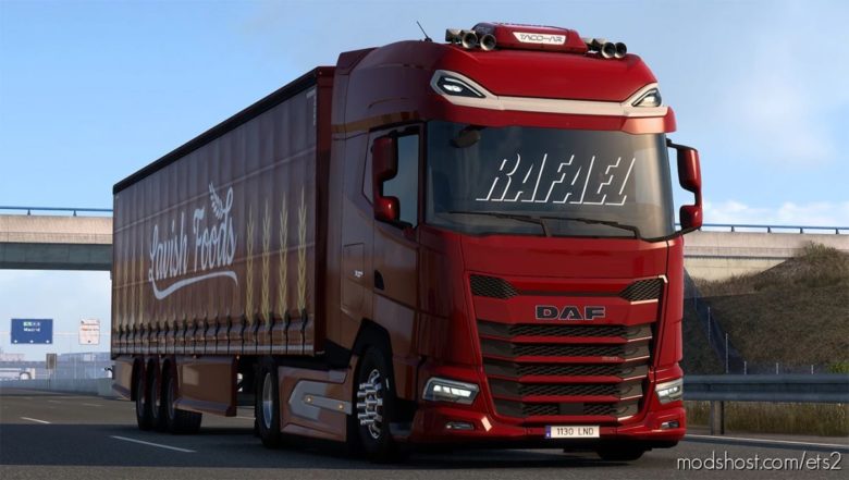 Addon LOW Deck And Acessorious For DAF 2021 [1.40] for Euro Truck Simulator 2