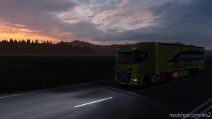 Realistic Lights Effect V2.1 for Euro Truck Simulator 2