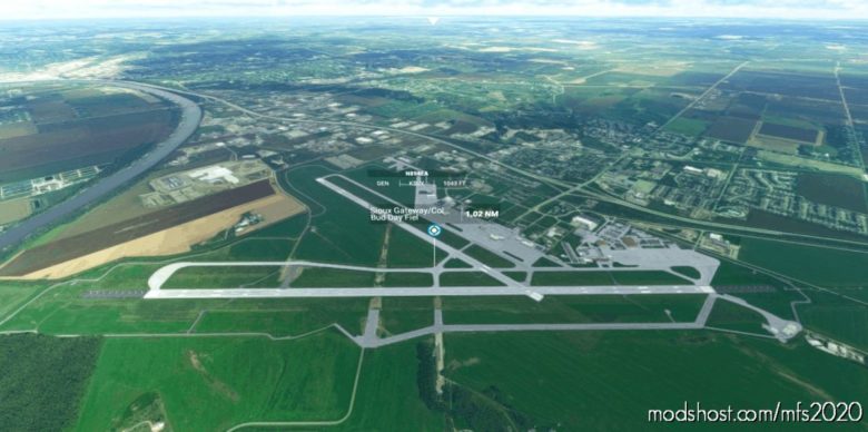 Ksux Sioux Gateway Airport for Microsoft Flight Simulator 2020