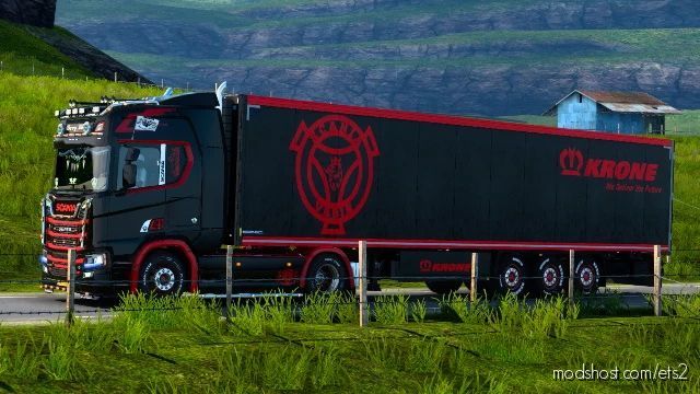 RED ON Black Skins [1.40] for Euro Truck Simulator 2