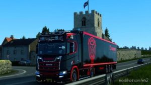 ETS2 Krone Mod: RED ON Black Skins 1.40 (Image #3)