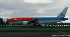 MSFS 2020 Boeing Livery Mod: Cs-777-200Er KLM Ph-Bva 100 Years Ultra V1.1 (Image #2)