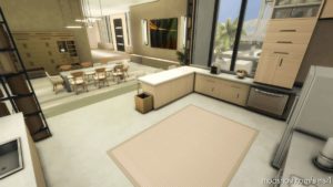 Sims 4 House Mod: Super Modern Mansion – NO CC (Image #3)