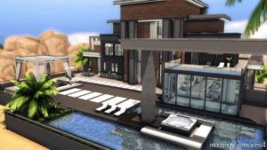 Sims 4 House Mod: Super Modern Mansion – NO CC (Image #12)