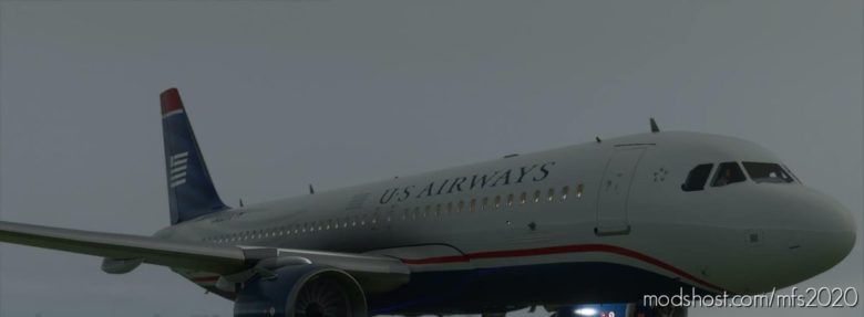 US Airways Livery – A320 V1.1 for Microsoft Flight Simulator 2020