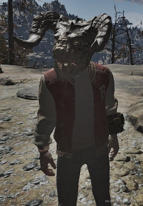 Reasonably Sized Deathclaw Mask for Fallout 76
