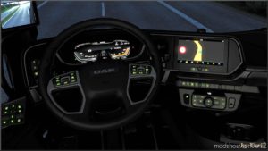 ETS2 DAF Interior Mod: Dashboard Light DAF XG 2021 Pack (Image #4)