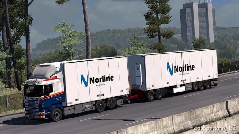 Tandem Addon For RJL Scania RS&R4 By Kast V2.5.4 for Euro Truck Simulator 2