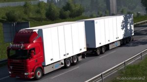 ETS2 Scania Part Mod: Tandem Addon For RJL Scania RS&R4 By Kast V2.5.4 (Image #2)