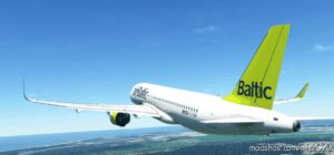 MSFS 2020 A32NX Livery Mod: A32NX Airbaltic 8K Fictional (Image #3)