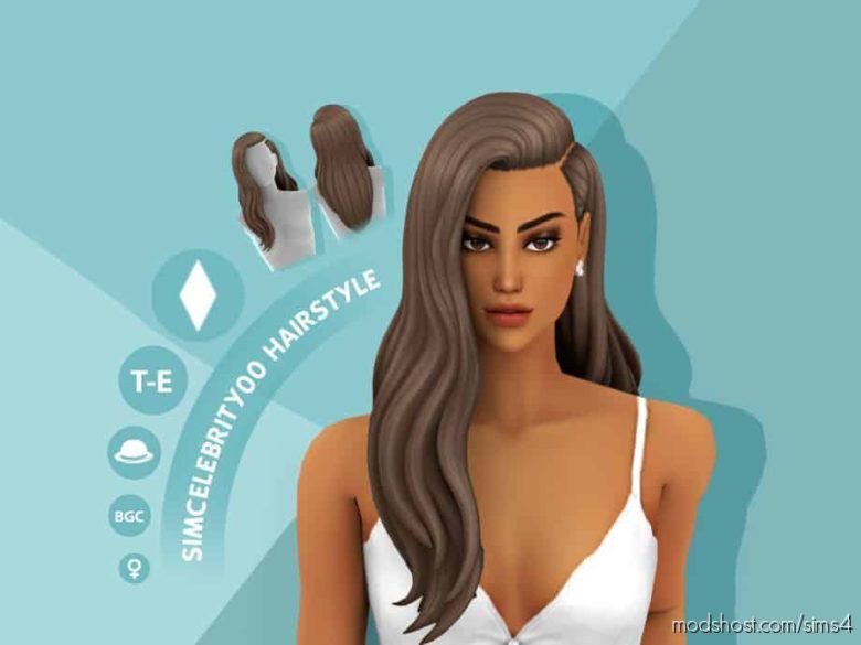 Diana Hairstyle for The Sims 4