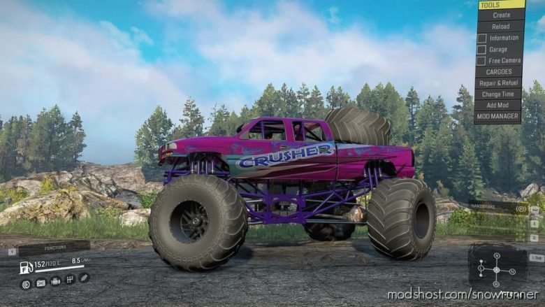 Monster Truck V for SnowRunner