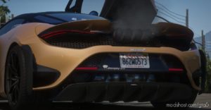 GTA 5 Vehicle Mod: Mclaren 765LT V1.4 (Image #2)