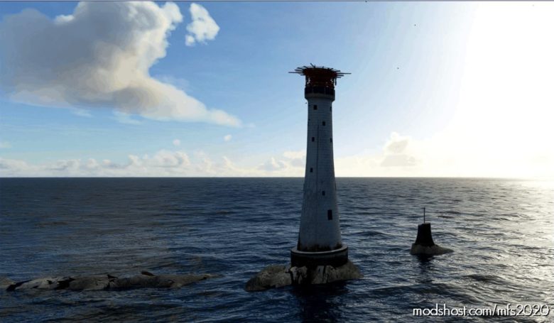 Eddystone Rock Lighthouse (Helipad) for Microsoft Flight Simulator 2020
