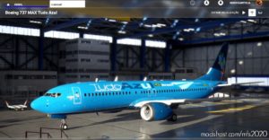 MSFS 2020 737-MAX Livery Mod: 737-Tudo Azul (Image #2)