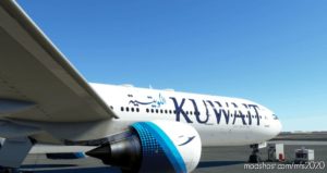 MSFS 2020 777-300ER Livery Mod: Captainsim B777-300ER Kuwait Airways (Image #3)