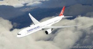 Turkish Airlines For Captainsim B777-300ER Tc-Ljk V2 for Microsoft Flight Simulator 2020