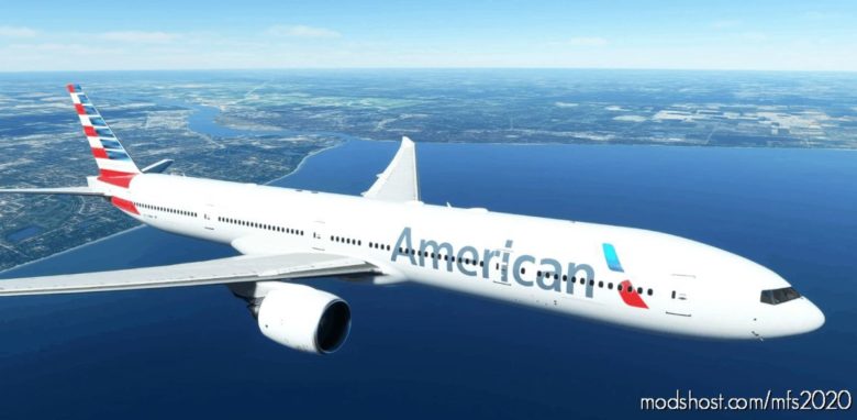 American Airlines Captainsim 777-300ER 8K for Microsoft Flight Simulator 2020