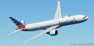 MSFS 2020 Boeing Livery Mod: American Airlines Captainsim 777-300ER 8K (Image #2)