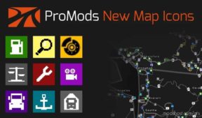 Promods NEW Map Icons for American Truck Simulator