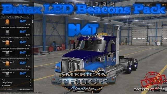 Bigt Britax Beacon FIX [V16.06.21] [1.40] for American Truck Simulator