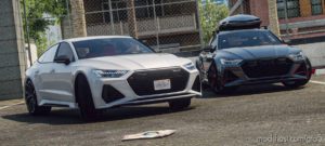 GTA 5 Audi Vehicle Mod: 2020 Audi RS7 Sportback (C8) (Image #5)