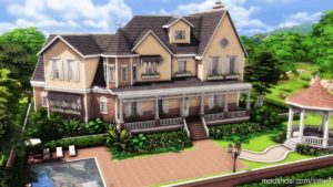 Sims 4 Mod: Victorian Manor House – NO CC (Image #6)