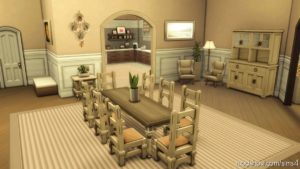 Sims 4 Mod: Victorian Manor House – NO CC (Image #8)