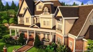 Sims 4 Mod: Victorian Manor House – NO CC (Image #10)