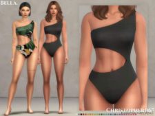 Bella Swimsuit for The Sims 4