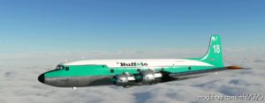 Pmdg DC-6 Buffalo Airways (Fictional) Livery [4K] for Microsoft Flight Simulator 2020