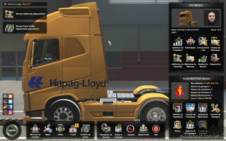 Profile Promods 2.52 By Rodonitcho Mods [1.40] for Euro Truck Simulator 2