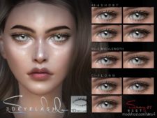 3D Eyelashes I F V1 Bassis for The Sims 4