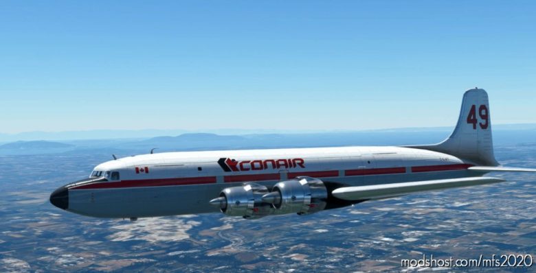 Pmdg DC-6A Conair C-Gjkt for Microsoft Flight Simulator 2020
