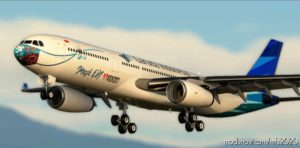 MSFS 2020 Indonesia Mod: Project Mega Pack A330-300 Garuda Indonesia Masker Livery (Image #2)