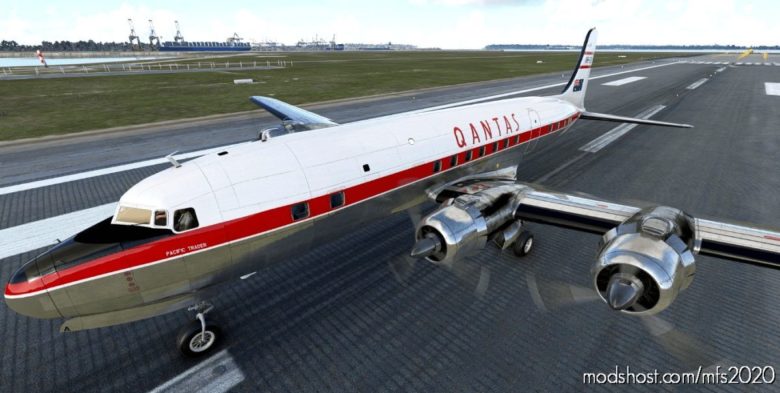 Pmdg Qantas Empire Airways DC-6B Vh-Eda (Fictional) for Microsoft Flight Simulator 2020