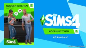 Modern Kitchen Stuff – Custom Stuff Pack for The Sims 4