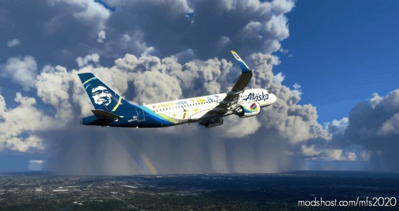 Alaska (FLY With Pride) [8K] – Asobo A320 NEO for Microsoft Flight Simulator 2020