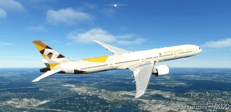 Etihad Airways Captainsim 777-300ER 8K for Microsoft Flight Simulator 2020
