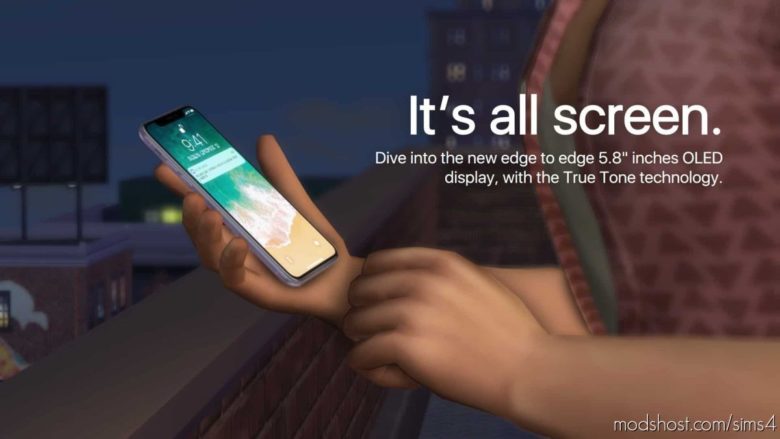 Phone – Apple Iphone X for The Sims 4