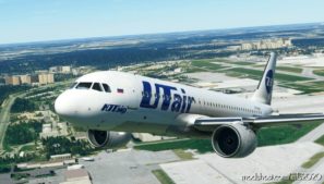 MSFS 2020 8K Mod: A320Neo (Asobo) Utair (OLD Livery) 8K Fictional (Featured)