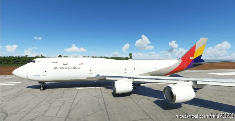 B747-8F Asiana Airlines Cargo V1.0.0D [8K Ultra] (NO Mirror) V1.0.0D for Microsoft Flight Simulator 2020
