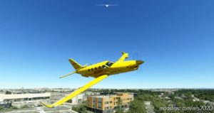 MSFS 2020 Mod: TBM930 DHL Livery (Image #2)