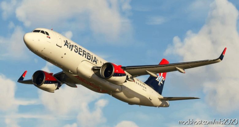 Airserbia – Airbus A320Neo | Cockpit & Exterior (8K Textures, A32NX Supported) for Microsoft Flight Simulator 2020