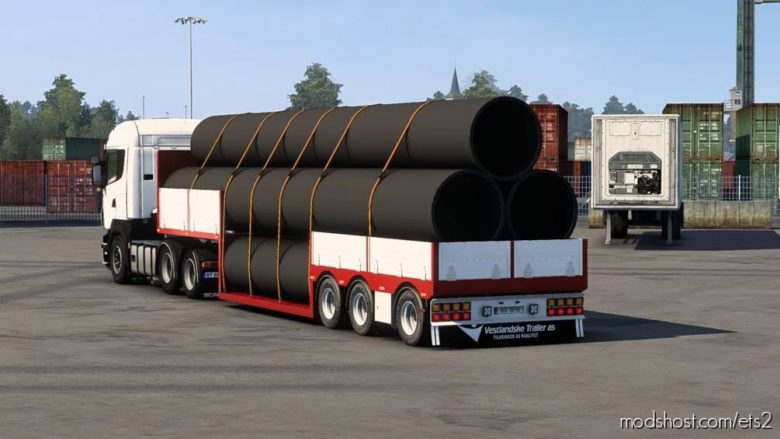 JS Well-Trailer Flatbed [1.41.X] for Euro Truck Simulator 2
