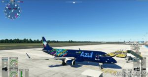 MSFS 2020 Embraer Livery Mod: Azul-Souazul-175 (Image #3)