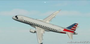 MSFS 2020 Embraer Livery Mod: American Eagle Embraer 175 Virtuacol 8K (Image #3)