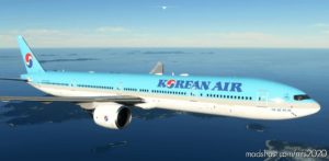 MSFS 2020 8K Livery Mod: Korean AIR Captainsim 777-300ER 8K (Image #3)