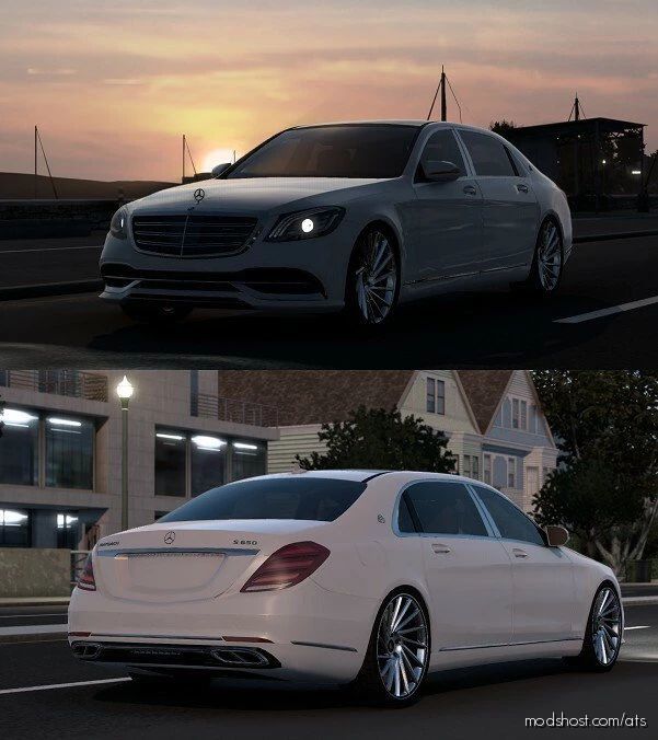 Mercedes-Benz W222 S-Class Maybach S650 V6.1 for American Truck Simulator